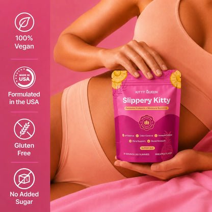 Kitty Queen® Slippery Kitty Vaginal Probiotic and Moisture Gummies, 60 Count